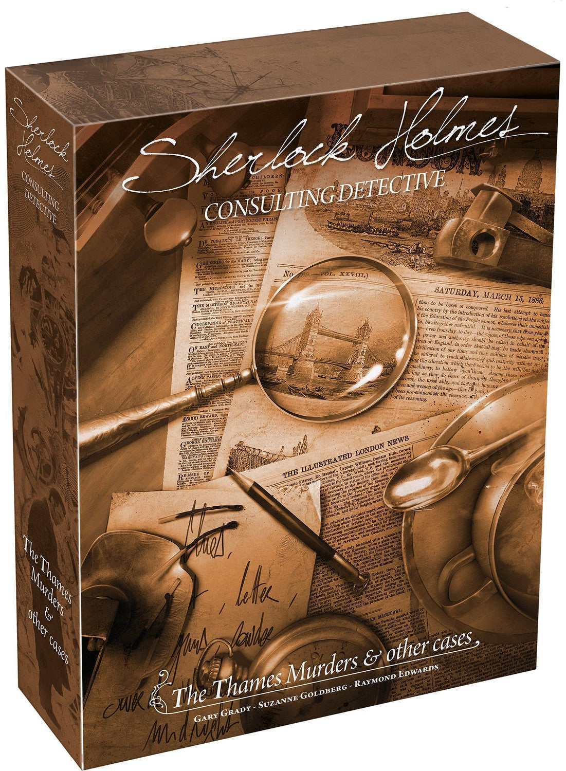 Sherlock Holmes The Thames Murders & Other Cases Board Game